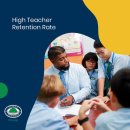 텐비의 High Teacher Retention Rate. 이미지