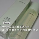 피부에봄이오다 | 번들거림 끝! 산뜻한 오일프리 토너 추천, 어스봄 어성초 수분 진정 봄날 토너 후기