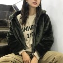 faux fur jacket 이미지