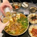 맛조은삼겹 | 구래동 한식 맛집 옥된장 방문 후기! 소고기삼겹 된장전골에 불스지까지 술 한잔하기 좋은 곳♡