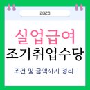 원실업 | 실업급여 조기취업수당 후기부터 조건 그리고 금액까지 정리해봄!