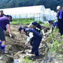 박재진 충북지방경찰청장, 괴산 청천면 수해복구 지원 이미지