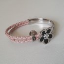 가죽 꽃팔찌 이미지