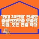 ‘최대 30만원’ 전세보증금반환보증 보증료 지원, 모든 연령으로 확대한다 이미지