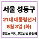 성수1가제2동공공복합청사(동주민센터) | 서울 성동구 투표소(06.03) 위치 찾기｜제21대 대통령선거일 내 투표 장소·시간·방법 투표율, 개표...