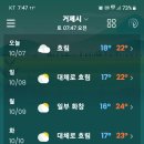 거제도 주간날씨 이미지