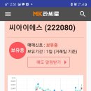 씨아이에스 주가 이미지