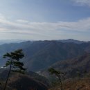 관불산(冠佛山398m).장학산(長鶴山380m).천종산(410m). 천봉(千峰422m)/충남 유구 이미지