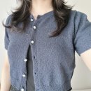 러블제이 | 오마이제이 크롭가디건 여자 반팔가디건 여름코디