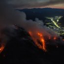 함지산 산불 재확산… 서변동 인근 주민들 대피명령 이미지