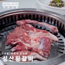어디가코왕갈비 | 상암 월드컵경기장 근처 갈비집 성산왕갈비, 생돼지갈비 후기