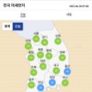 ＜오늘의 날씨 🌞☔️☃️＞ 2023년 4월 28일 금요일 이미지