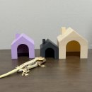 불자의집 | 크레스티드게코 은신처 집모양 굴뚝집 후기 (드래곤브리딩센터 도마뱀 용품)