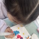 유니콘과 나 | [힐링몸 키즈아트 후기] 스폰지 아트 ·부직포 가방 아트 · 유니콘 아트 · 부채 아트 후기 ✨