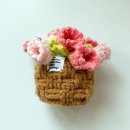 사부작 코바늘 소품만들기 | 뜨개 도안 추천 | 코바늘 은방울꽃 티코스터 만들기, 화분 코스터 무료도안 추천 (+소품 실 이야기)