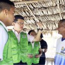 (유)국제자원환경 | 국제위러브유 장길자회장님▶호라이마주 원주민 마을 물펌프 지원하다.