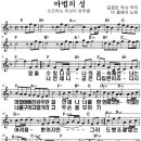 마법의 성 리코더 반주와 악보 이미지