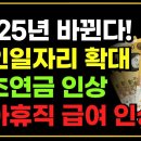 2025년 바뀐다! 노인일자리 확대, 기초연금 인상, 육아휴직 급여 인상 등!! 이미지