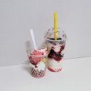 77다방 | 빽다방 딸기페스타 신메뉴 딸기앤쿠키 쉐이크와 딸기젤라또 파르페 후기