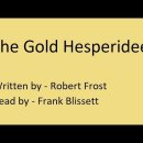 6. The Gold Hesperidee / A Further Range(1936) - Robert Frost 이미지