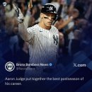 애런 저지 2025 가을 야구 최종 성적 이미지