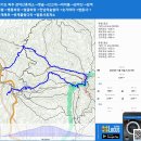 경기도 파주 감악산휴게소→맷골→선고개→까치봉→감악산→임꺽정봉→얼굴바위→법륜사→운계폭포→운계출렁다리→법륜사휴게소 gpx [참고용] 이미지