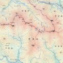 2013년 7월 27일 경북 문경 백화산 산행정보와 지도 이미지