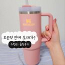 스탠리 퀜처 887ml 피치로즈 | 실물 색감 후기 (생각보다 톤 다운?)