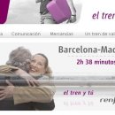 스페인초고속열차(AVE) 마드리드 ↔ 바르셀로나 운행개시 이미지