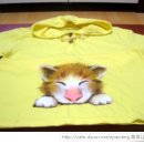 ㅁ 오늘 작업한 티셔츠에 고양이 이미지