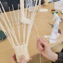 라탄공예 무드등 만들기 이미지