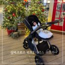 겨울 | [실버크로스] 신생아 디럭스 유모차 실버크로스 리프2 가나슈쇼콜라 풋머프 아기 겨울 외출 후기