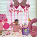 6살 성장 사진 셀프 생일 기념사진 촬영 후기(ft. 뚜레쥬르 티니핑 케이크 할인 구매)