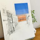 추억을 그리는 어반스케치 이미지