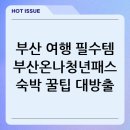 온나펜션 | 부산온나청년패스 숙박 꿀팁: 사용처, 신청방법 완벽 가이드