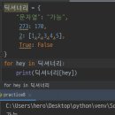 딕셔너리