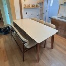 호두나무 | 화도읍 삼성풍경채 아파트 식탁 &amp; 거실 드레스 설치 후기 – 호두나무 원목의 품격