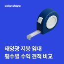 광창에너지태양광발전소 | [공지] [솔라쉐어2.0] 태양광 지붕 임대 평수별 수익표 60평, 300평, 1000평 견적 비교