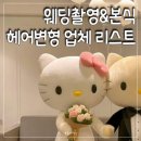 헤어리스트 - 경산시 | 예비신부 필수 웨딩촬영 본식 헤어변형 15개 업체 리스트 | 예약후기 꿀팁