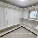 우영아파트 | 광주시스템행거 동구 소태동 우영타워 작은방 ㄷ자형 드레스룸과 안방 ㄱ자형 드레스룸