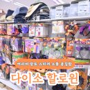 다이소 망월사역점 | 다이소 할로윈 용품 모자 조명 망토 머리띠 소품 총집합