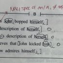 문제은행 pg52 Binding Theory 질문입니다 이미지