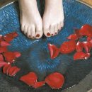 건강 셀프 발 마사지 이미지