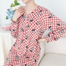 170 신상 피치 기모 정품 미키 데일리 잠옷 홈웨어 원피스 이미지