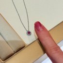 金보석 | 다미아니 마르게리따vs벨에포크, 루비 명품목걸이 실사이즈