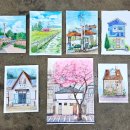 감성드로잉 여행스케치 이미지