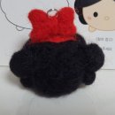 다이소 양모 펠트 DIY 백설공주 키링 만들기 후기