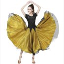 모던스테이지현대무용학원 | 모던 댄스 롱 드레스 무용 공연용 대형 꽃무늬 스커트