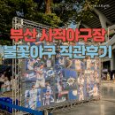 흥도택시 | 부산 사직야구장 불꽃야구 직관 관람 후기 1루 내야 113블럭