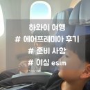 원약국 | [하와이] 에어프레미아 할인 팁 하와이 esim 이심 하와이 반입 가능 음식 #대전에서 인천공항 #가방 검사